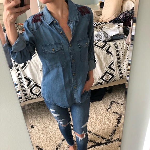 Chambray button down - Picture 2 of 4